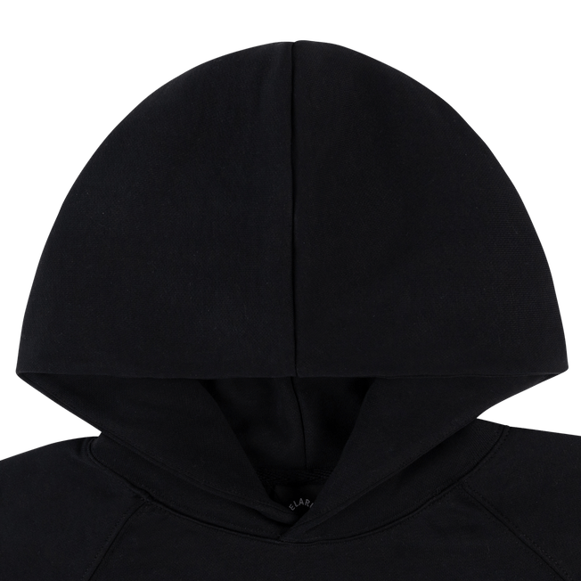 BASICS OVERSIZED HOODIE - ONYX BLACK - Delaruecollections - hoodie