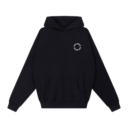 BASICS OVERSIZED HOODIE - ONYX BLACK - Delaruecollections - hoodie