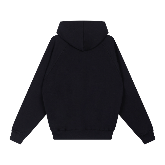 BASICS OVERSIZED HOODIE - ONYX BLACK - Delaruecollections - hoodie