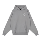 BASICS OVERSIZED HOODIE - STONE GREY - Delaruecollections - hoodie