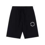 BASICS SHORT SWEATPANTS - ONYX BLACK - Delaruecollections - korte broek