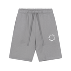 BASICS SHORT SWEATPANTS - STONE GREY - Delaruecollections - korte broek
