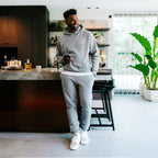 BASICS SWEATPANTS - STONE GREY - Delaruecollections - sweatpants