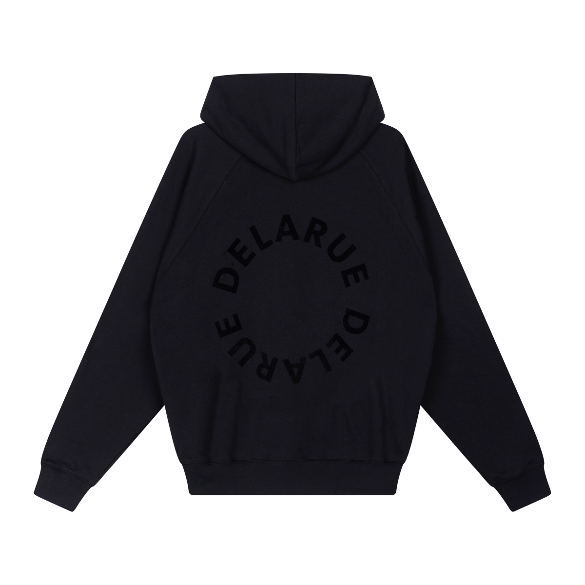 HERITAGE OVERSIZED HOODIE - ONYX BLACK - Delaruecollections - hoodie