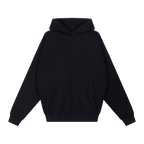 HERITAGE OVERSIZED HOODIE - ONYX BLACK - Delaruecollections - hoodie