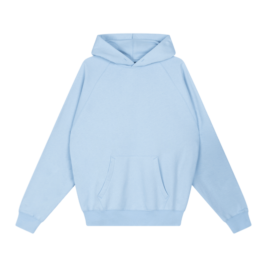 HERITAGE OVERSIZED HOODIE - SKY BLUE - Delaruecollections - hoodie