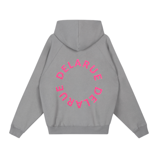 HERITAGE OVERSIZED HOODIE - SOUR PINK - Delaruecollections - hoodie