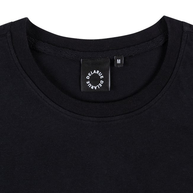 HERITAGE OVERSIZED T - SHIRT - ONYX BLACK - Delaruecollections - t-shirt