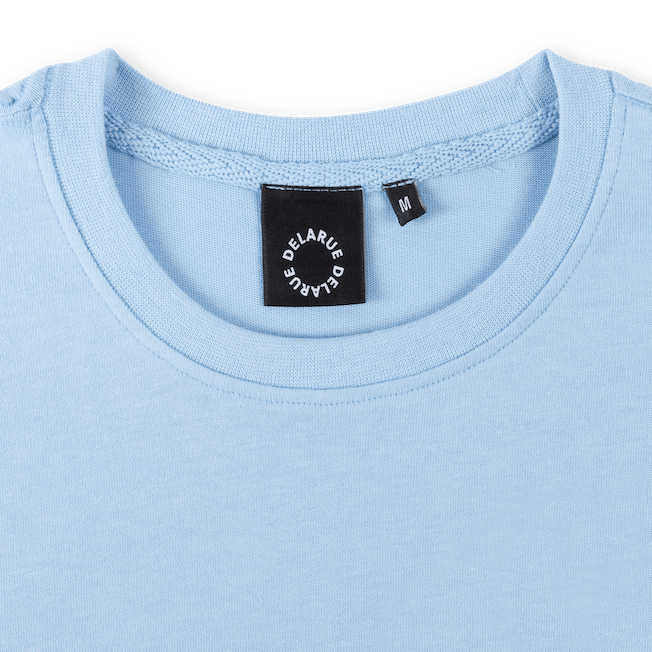 HERITAGE OVERSIZED T - SHIRT - SKY BLUE - Delaruecollections - t-shirt