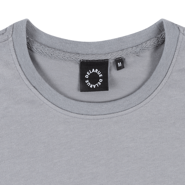 HERITAGE OVERSIZED T - SHIRT - STONE GREY - Delaruecollections - t-shirt