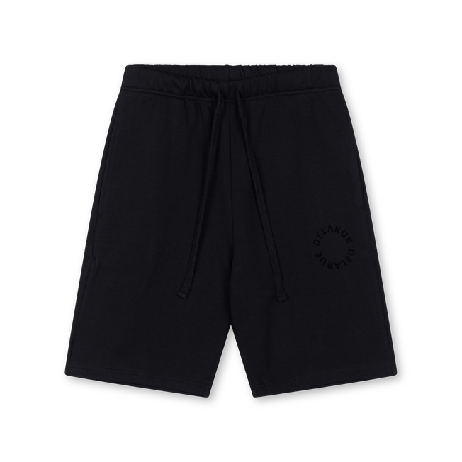 HERITAGE SHORT SWEATPANTS - ONYX BLACK - Delaruecollections - korte broek