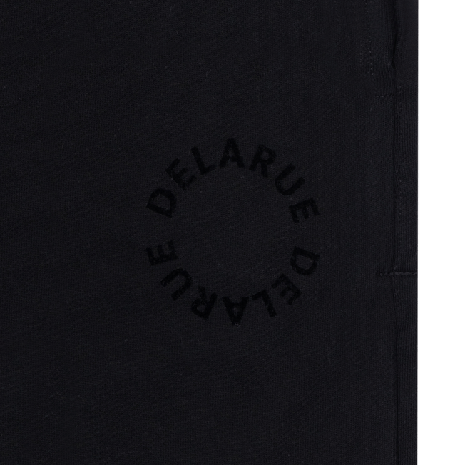 HERITAGE SHORT SWEATPANTS - ONYX BLACK - Delaruecollections - korte broek