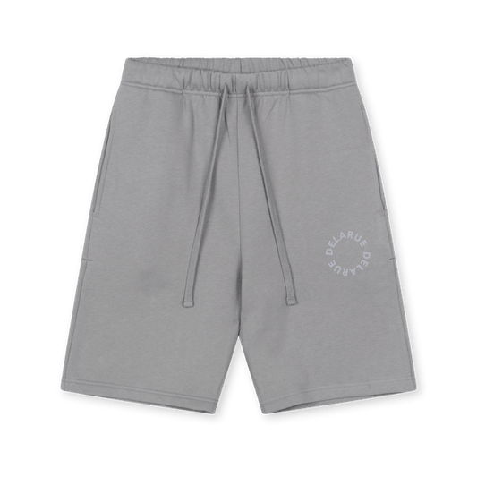 HERITAGE SHORT SWEATPANTS - STONE GREY - Delaruecollections - korte broek