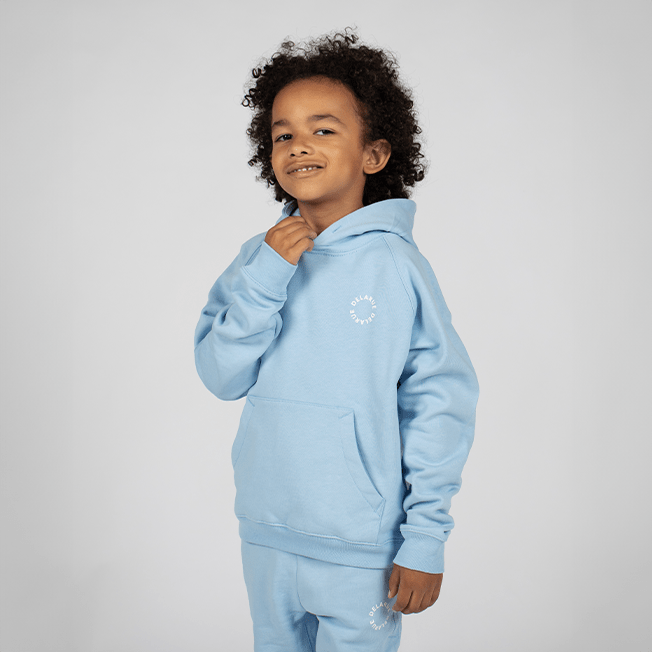 KIDS BASICS OVERSIZED HOODIE - SKY BLUE - Delaruecollections - hoodie kids