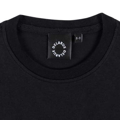 KIDS BASICS OVERSIZED T - SHIRT - ONYX BLACK - Delaruecollections - t-shirt