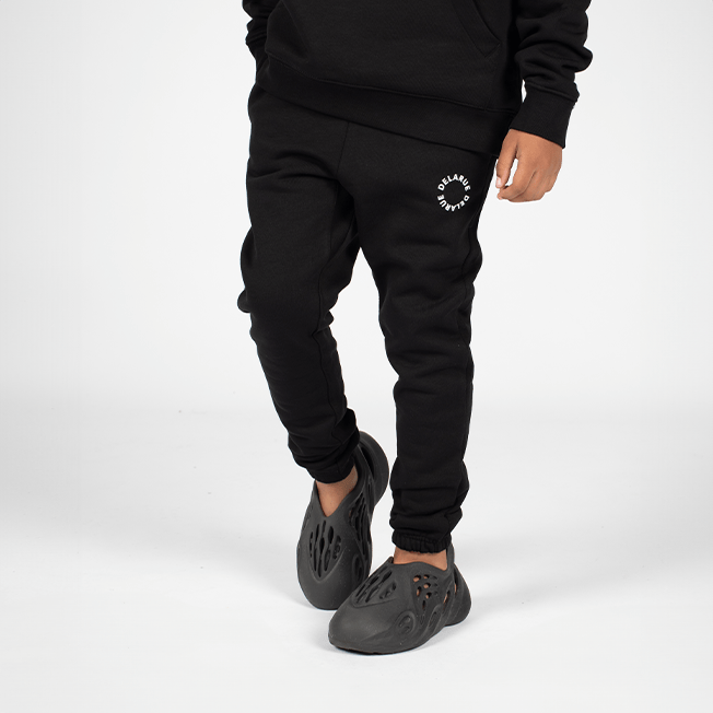 KIDS BASICS SWEATPANTS - ONYX BLACK - Delaruecollections - sweatpants