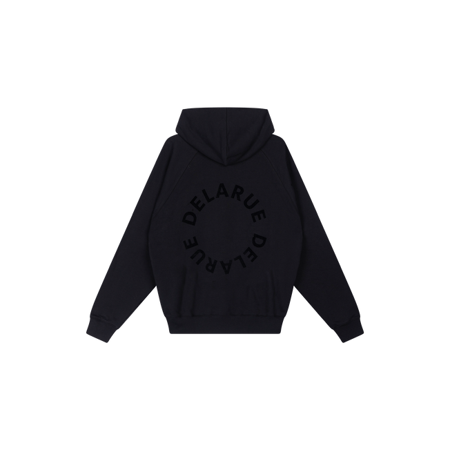 KIDS HERITAGE OVERSIZED HOODIE - ONYX BLACK - Delaruecollections - hoodie