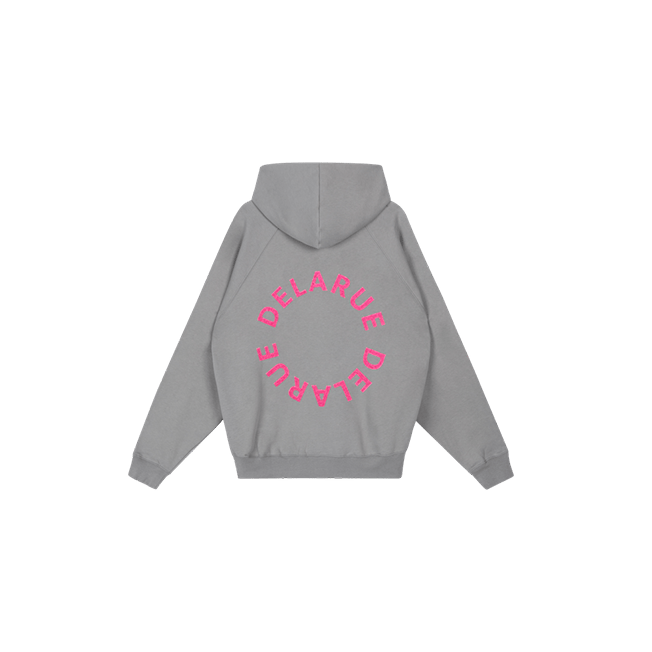 KIDS HERITAGE OVERSIZED HOODIE - SOUR PINK - Delaruecollections - hoodie