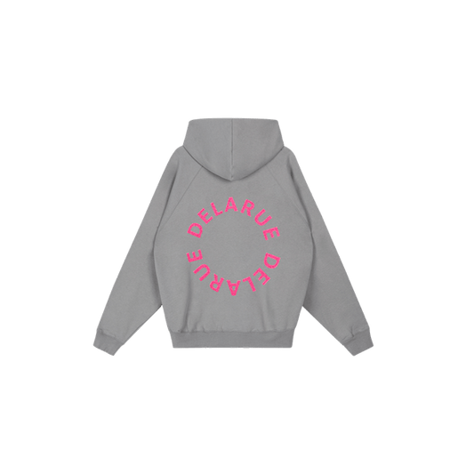 KIDS HERITAGE OVERSIZED HOODIE - SOUR PINK - Delaruecollections - hoodie