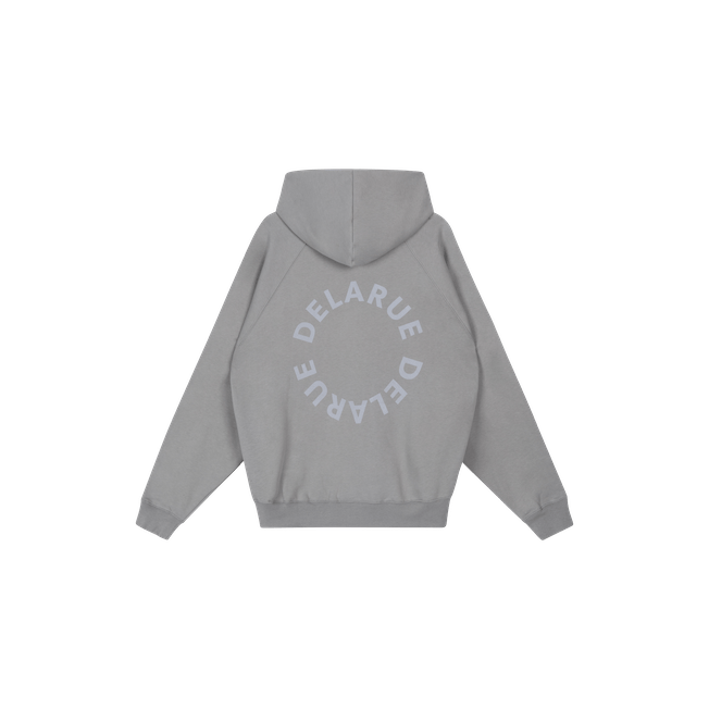 KIDS HERITAGE OVERSIZED HOODIE - STONE GREY - Delaruecollections - hoodie