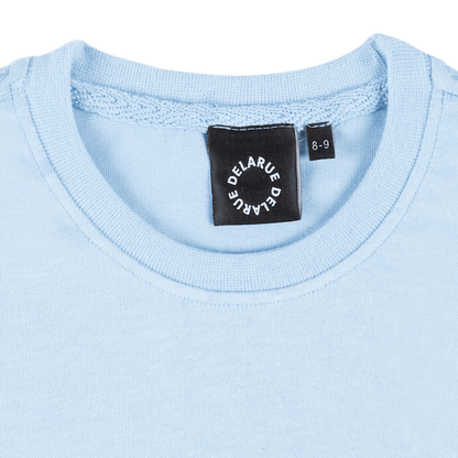 KIDS HERITAGE OVERSIZED T - SHIRT - SKY BLUE - Delaruecollections - t-shirt